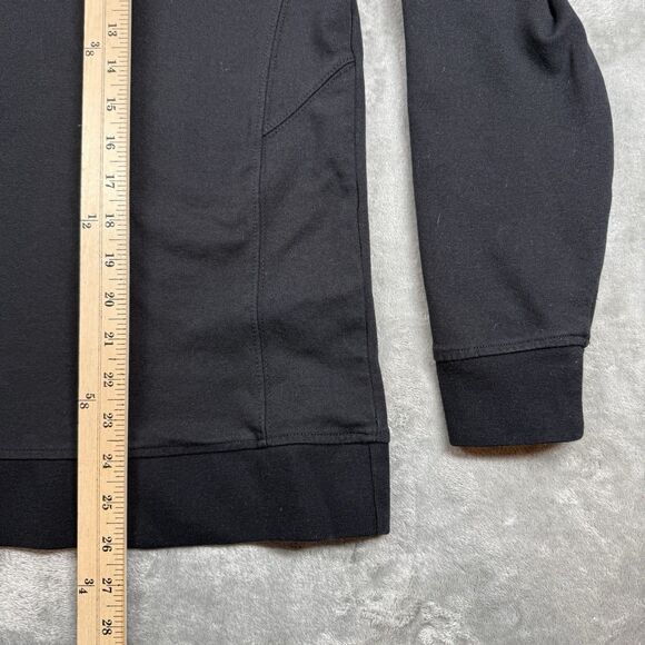 Tesla Sweatshirt Mens Large Black Solid Regular Crew Neck Long Sleeve - Picture 6 of 7